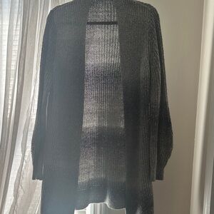 GAP Women's Charcoal Open-Front Cardigan